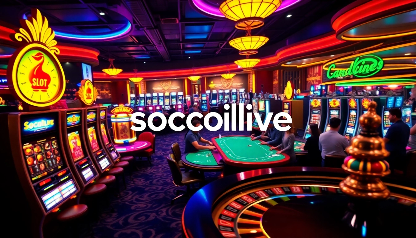"Socolive captivates with its thrilling online casino experience featuring vibrant slot machines and enthusiastic players."