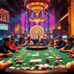 At the exciting casino scene on https://kjc686.com/, players enjoy thrilling poker games surrounded by colorful chips and vibrant lights.