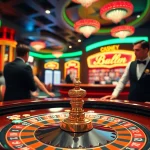 Roulette table at a casino illustrating the thrill of gambling, paired with concepts of payday loans direct lender uk for financial strategies.