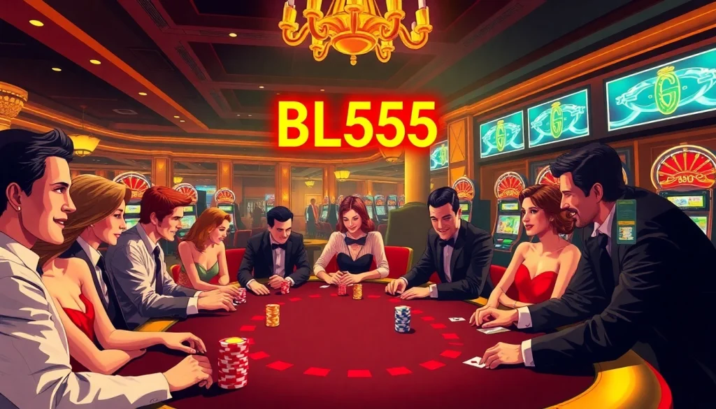 Experience exhilarating poker action at BL555, a premier online casino with vibrant gaming atmospheres.