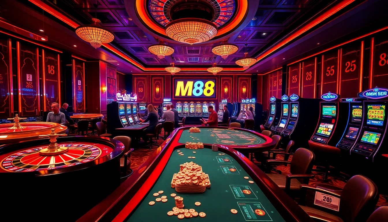 MM 88 poker game showcasing intense gameplay and vibrant casino atmosphere with enthusiastic players.