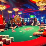 Experience the thrill of a gi8 casino night with high-stakes poker chips and a vibrant atmosphere.