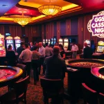 Experience the thrill of GGSS at our vibrant casino night featuring poker tables, roulette wheels, and slot machines.
